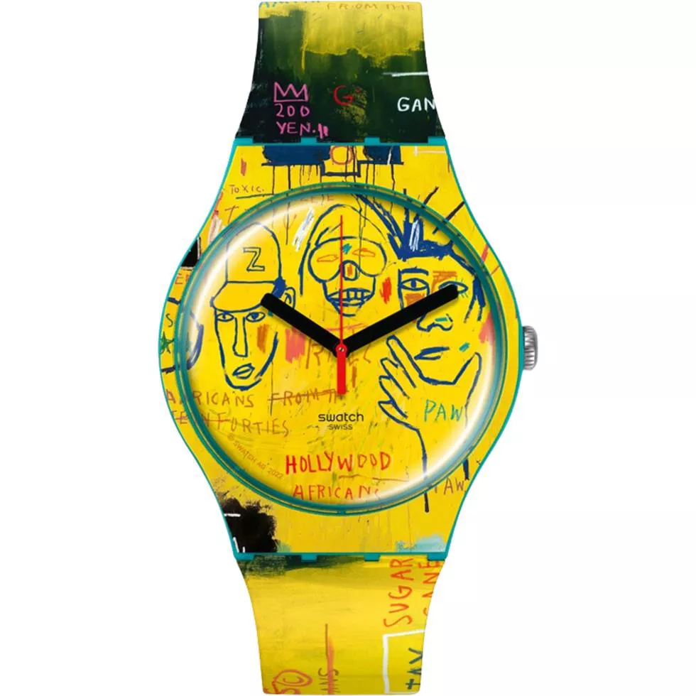 Swatch Art Journey 2023 Hollywood Africans By Jm Basquiat 41mm