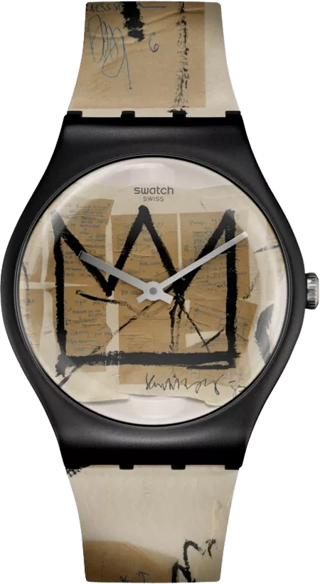 MSP: 103060 Swatch Art Journey 2023 Untitled By Jean-Michel Basquiat 41mm 3,890,000