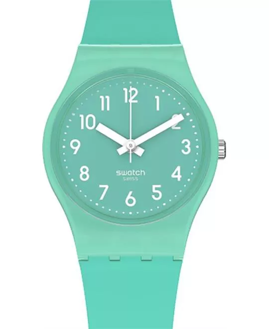 Swatch Back To Mint Leave Watch 25MM