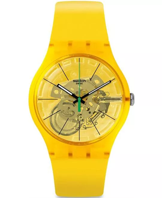 Swatch Bio Lemon Watch 41MM