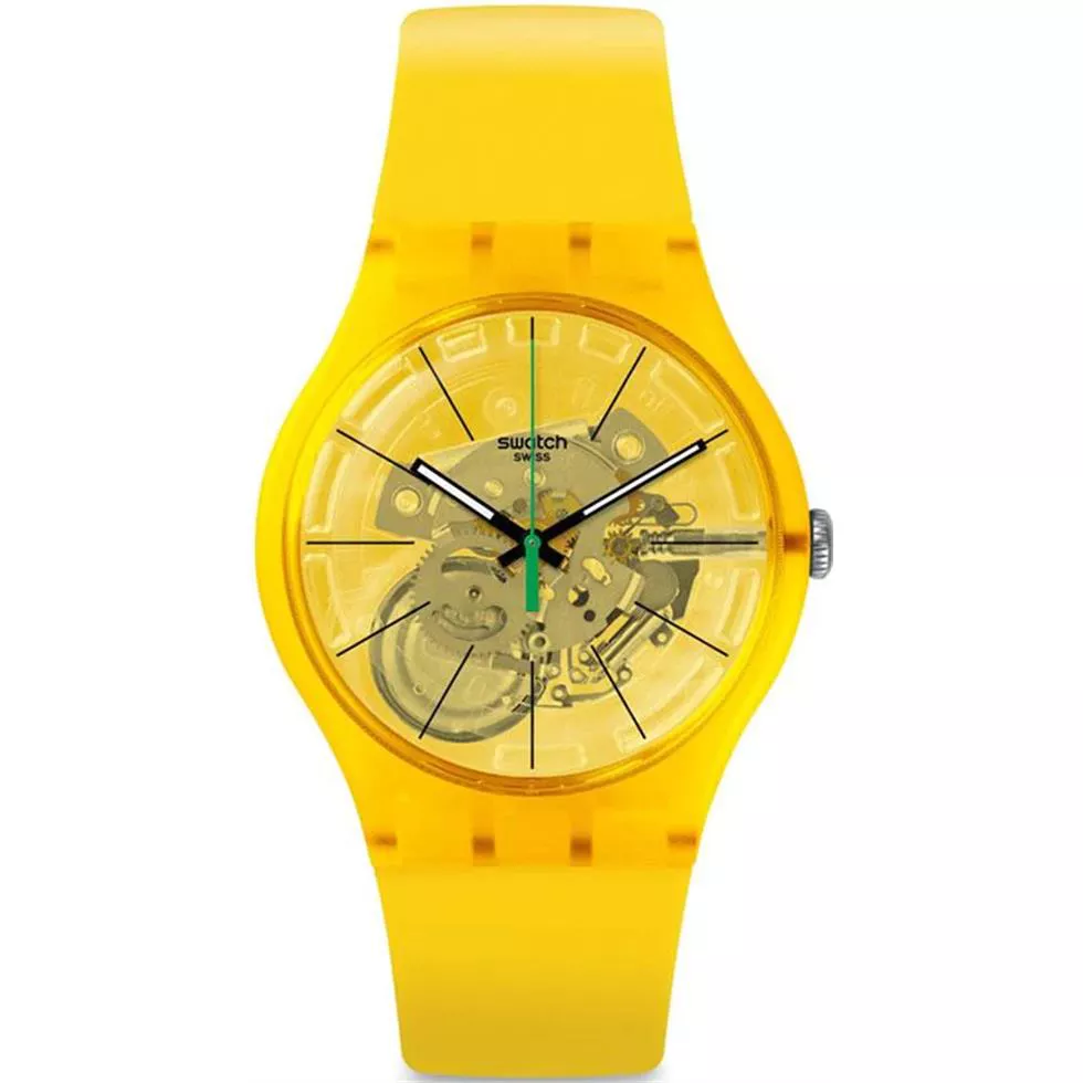 Swatch Bio Lemon Watch 41MM