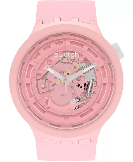 Swatch Bioceramic C-Pink Watch 47MM