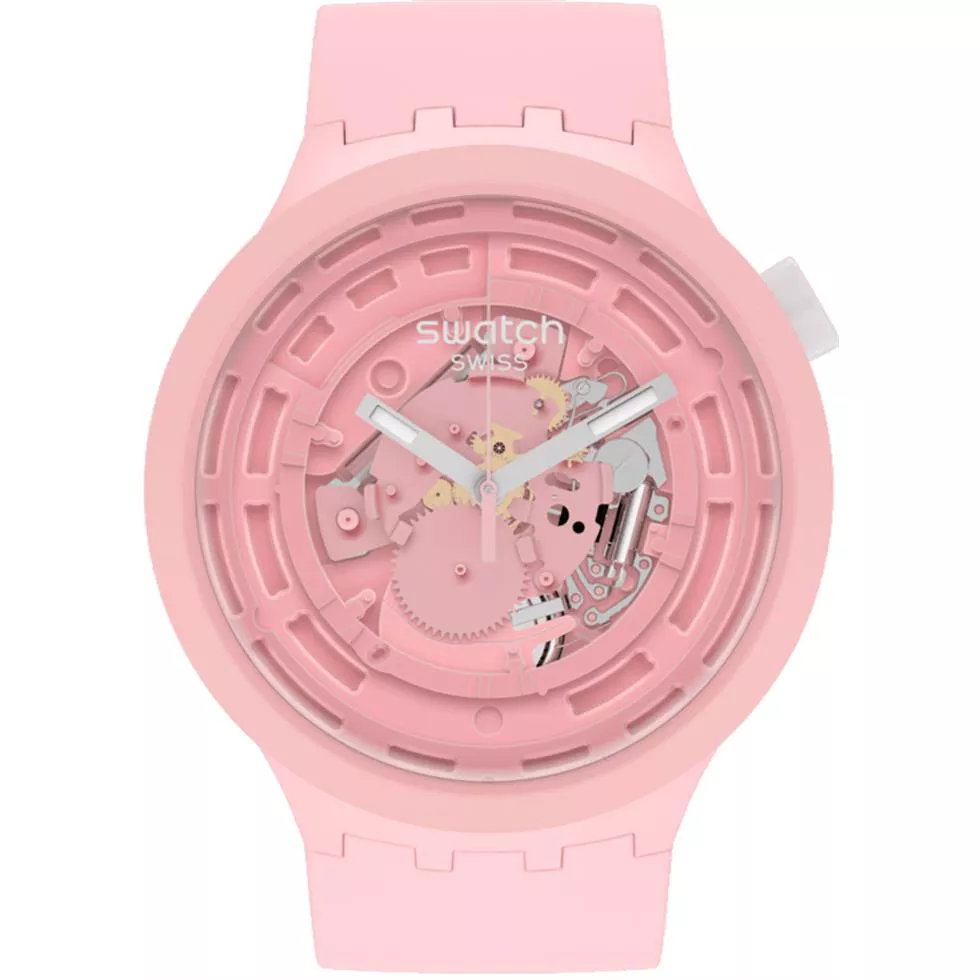 Swatch Bioceramic C-Pink Watch 47MM