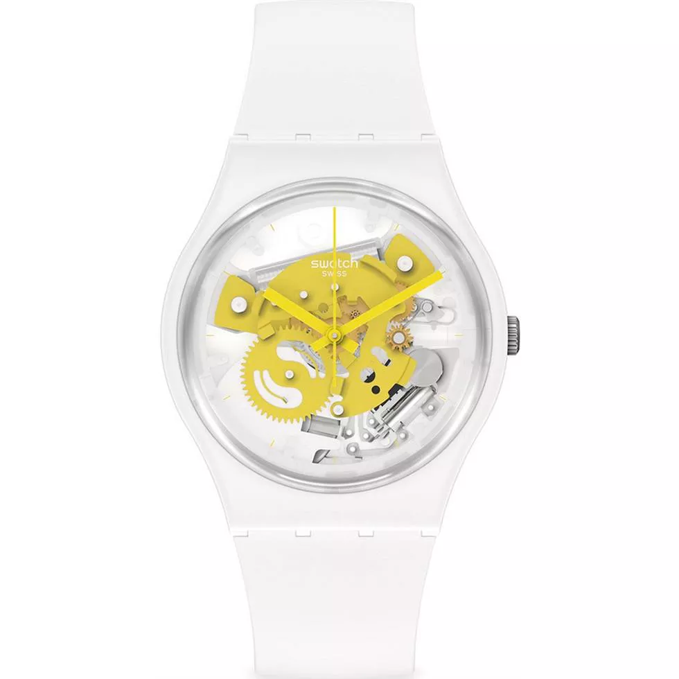 Swatch Bioceramic Time To Yellow 34MM