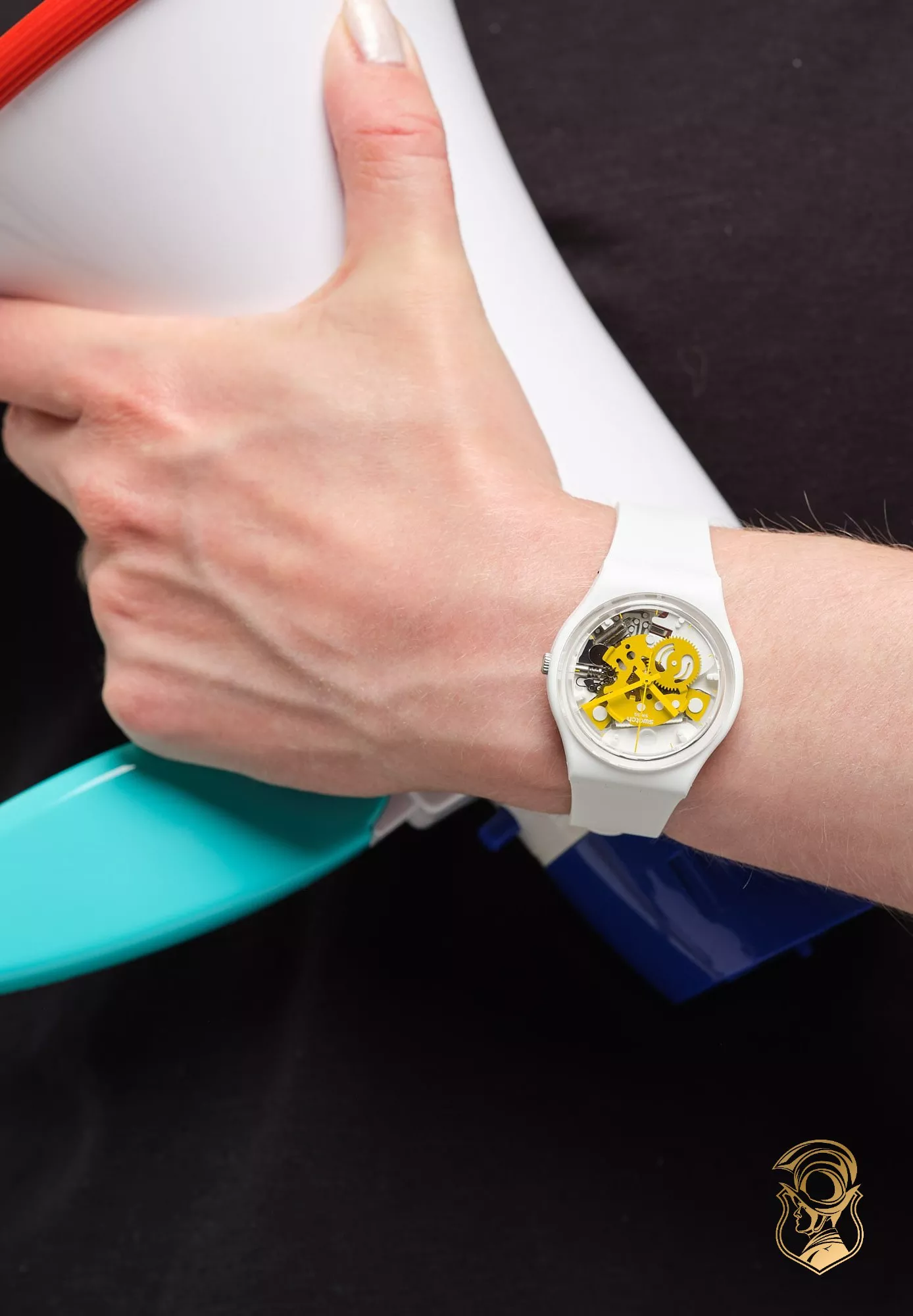 Swatch Bioceramic Time To Yellow 34MM
