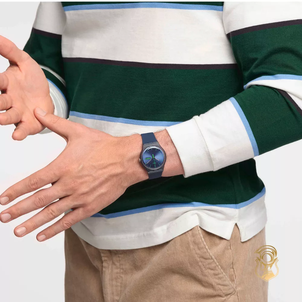 Swatch Blue Rebel Watch 41mm