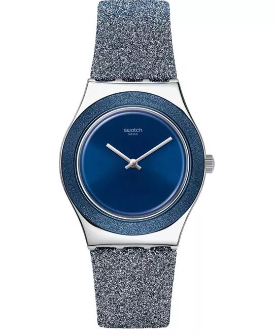 Swatch Blue Sparkle Watch 33MM