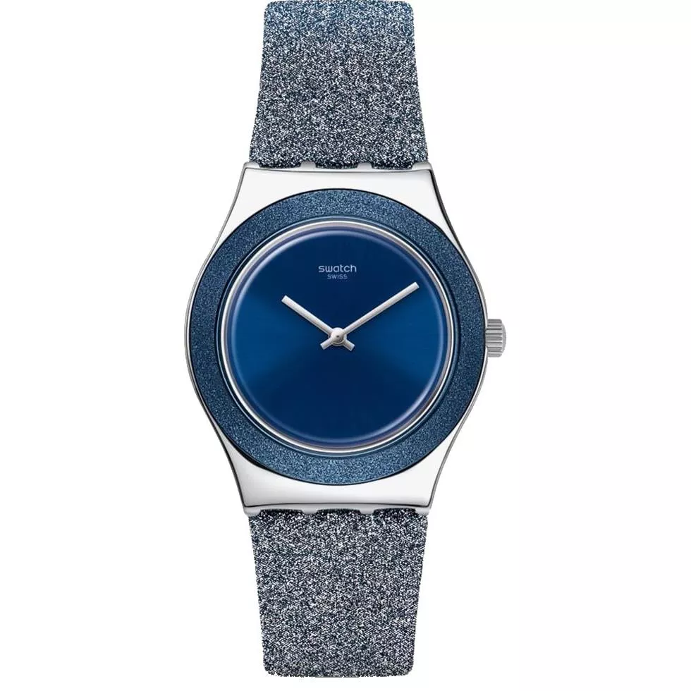 Swatch Blue Sparkle Watch 33MM