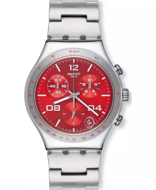 Swatch Blustery Red Ladies Watch 40mm