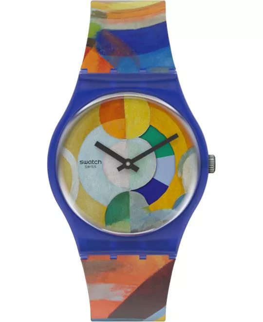 Swatch Carousel, By Robert Delaunay Watch 34MM