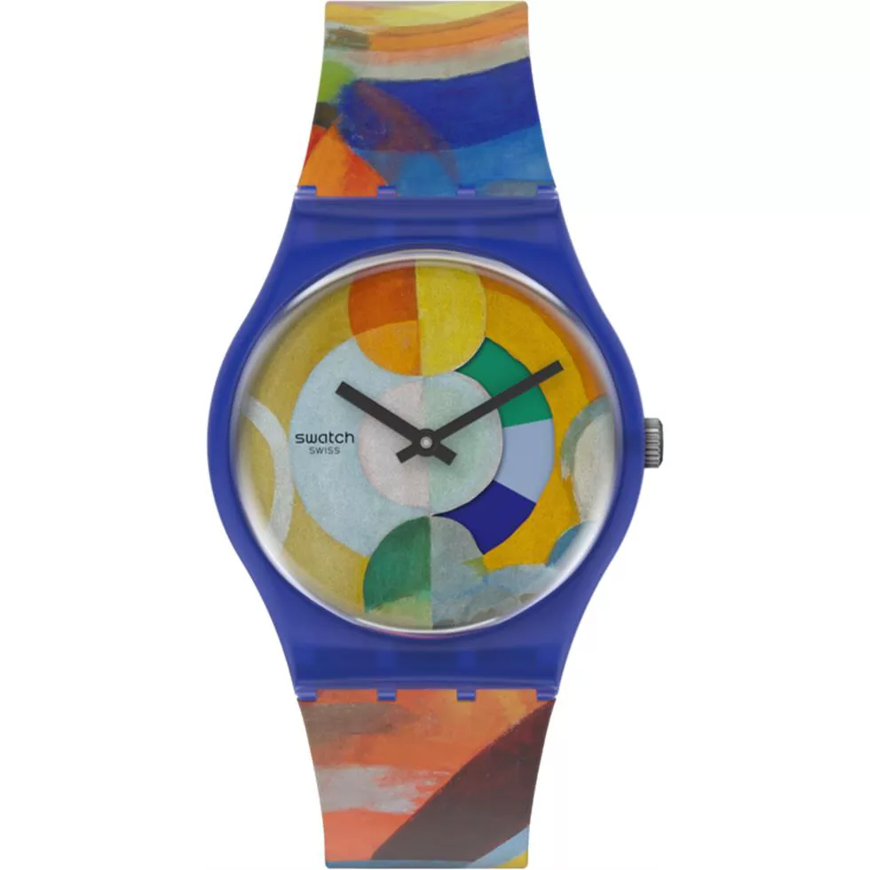 Swatch Carousel, By Robert Delaunay Watch 34MM