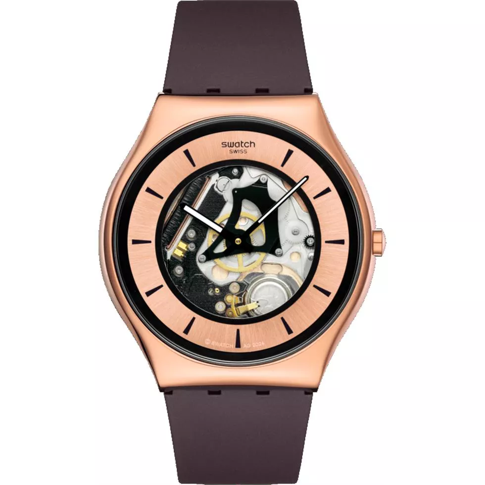 Swatch Copper Flame Watch 42mm