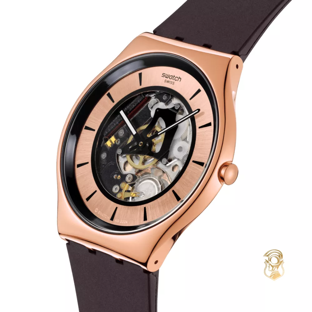Swatch Copper Flame Watch 42mm