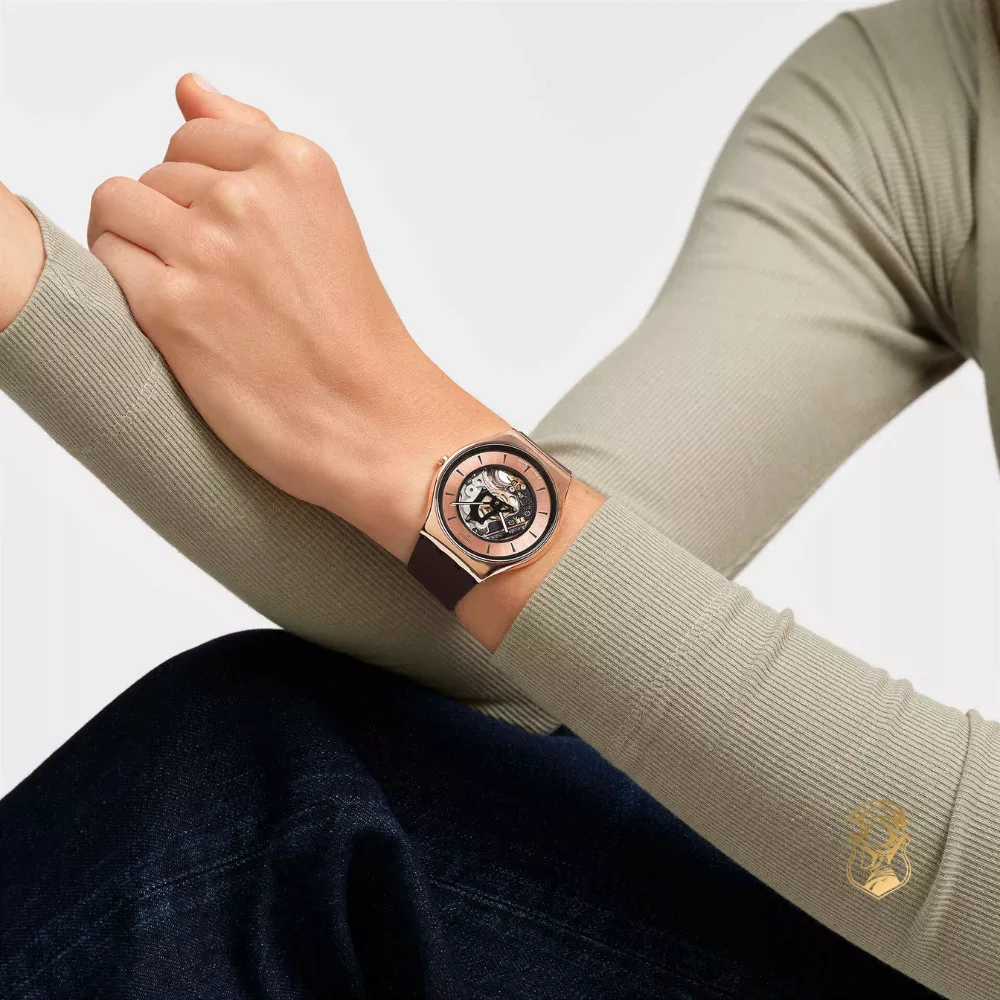 Swatch Copper Flame Watch 42mm