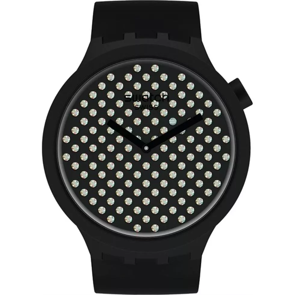 Swatch Dark Boreal Watch 47MM