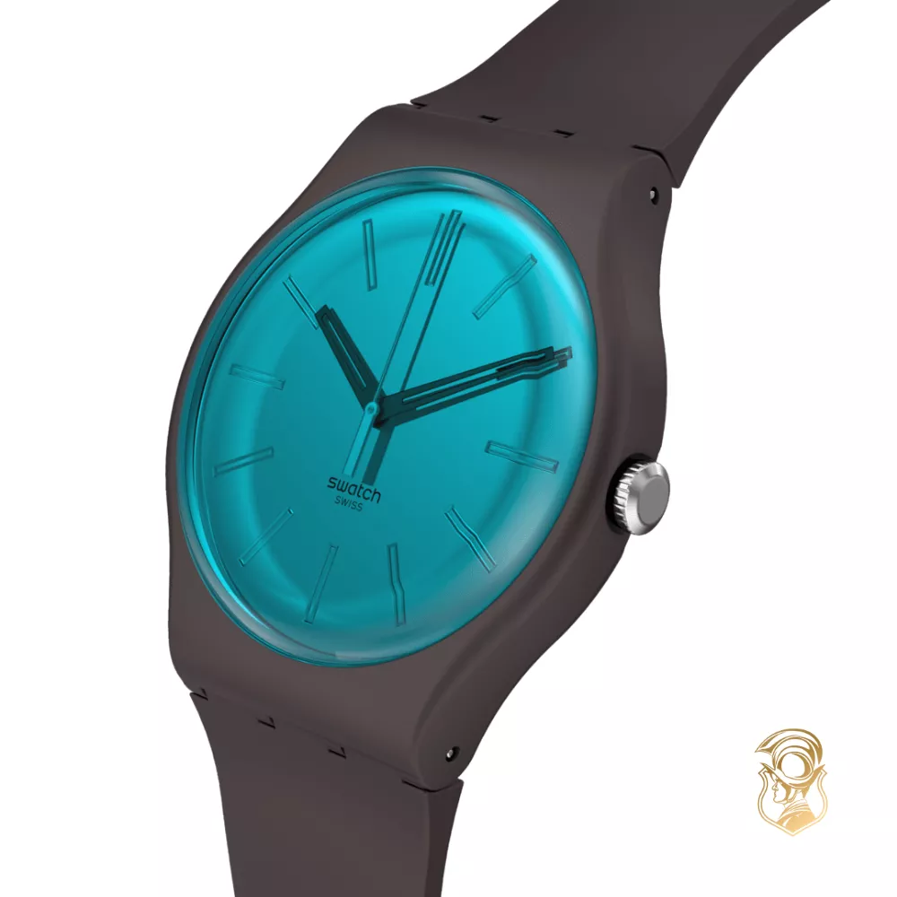 Swatch Dark Duality Watch 41mm