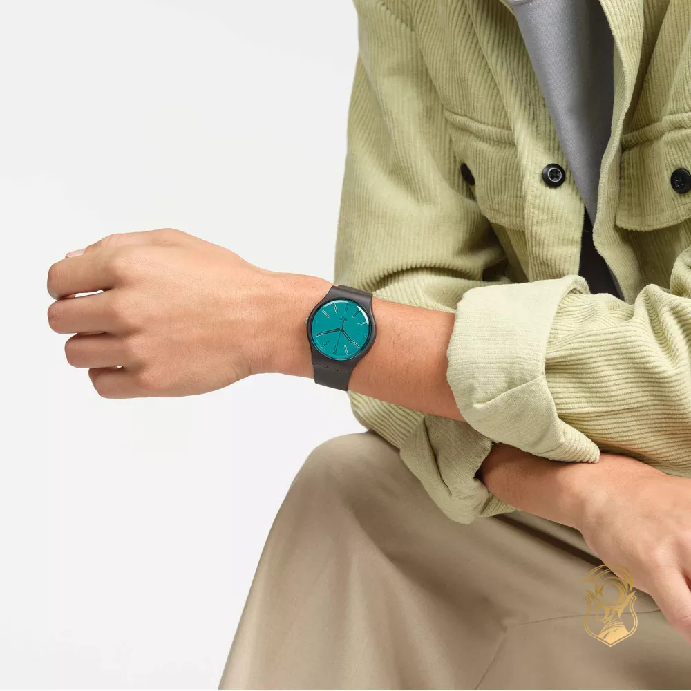 Swatch Dark Duality Watch 41mm