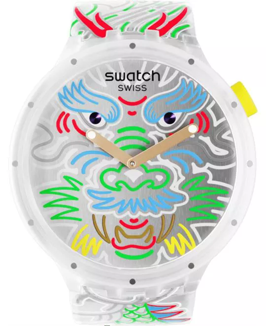 Swatch Dragon In Cloud Watch 47MM
