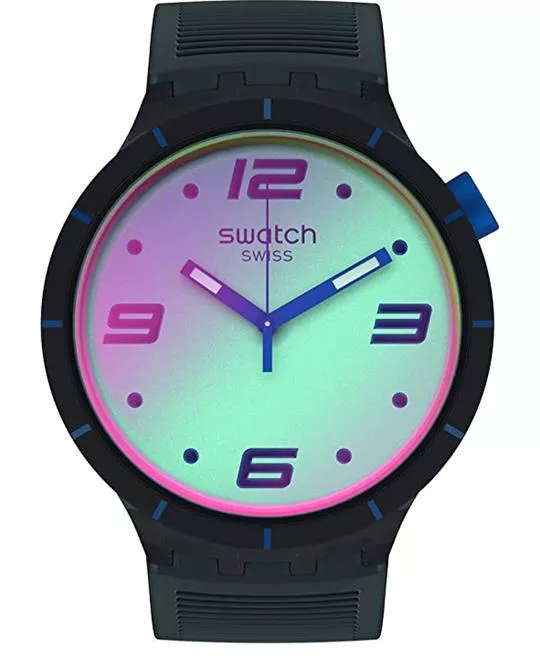 Swatch Futuristic Grey Watch 47MM