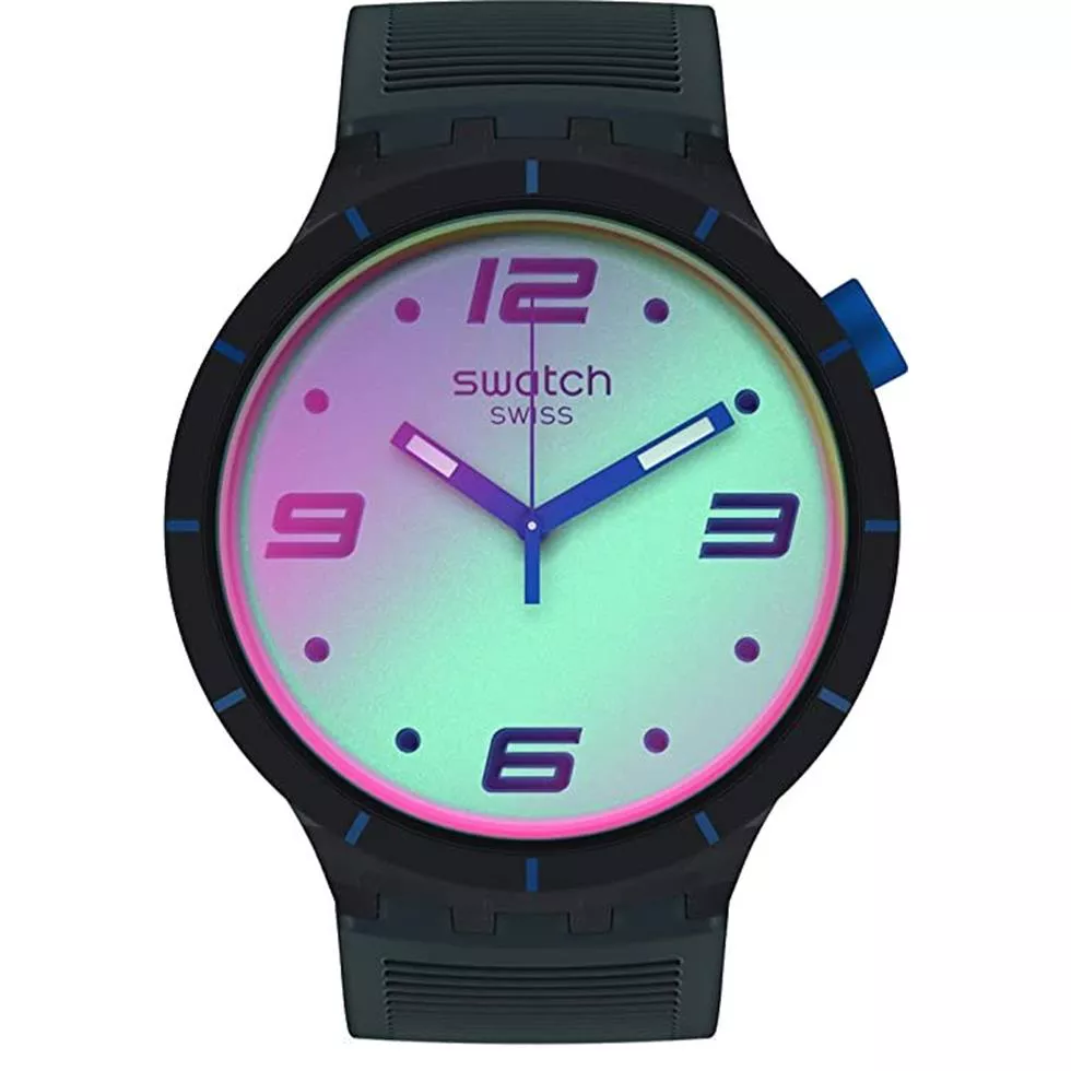 Swatch Futuristic Grey Watch 47MM