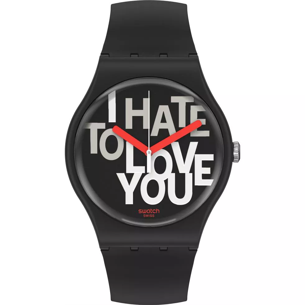 Swatch Hate 2 Love Watch 41MM