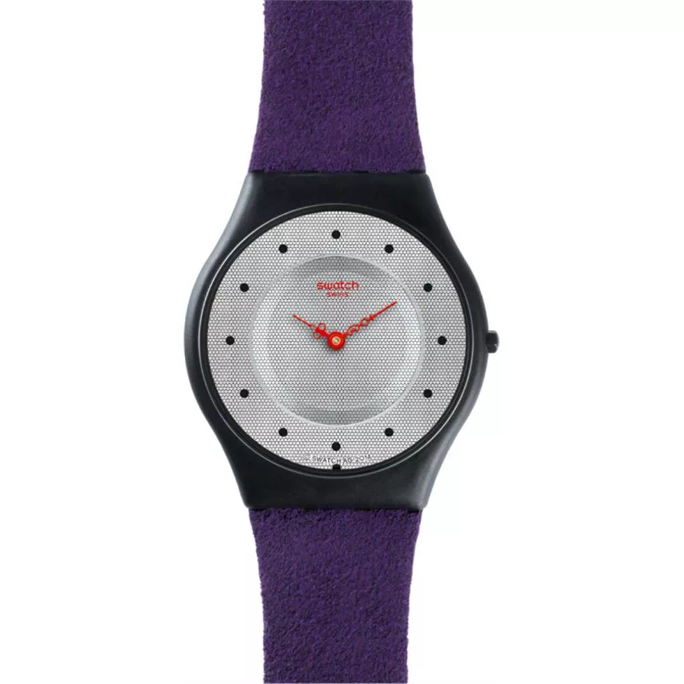 Swatch Honeycomb Silver Watch 34MM