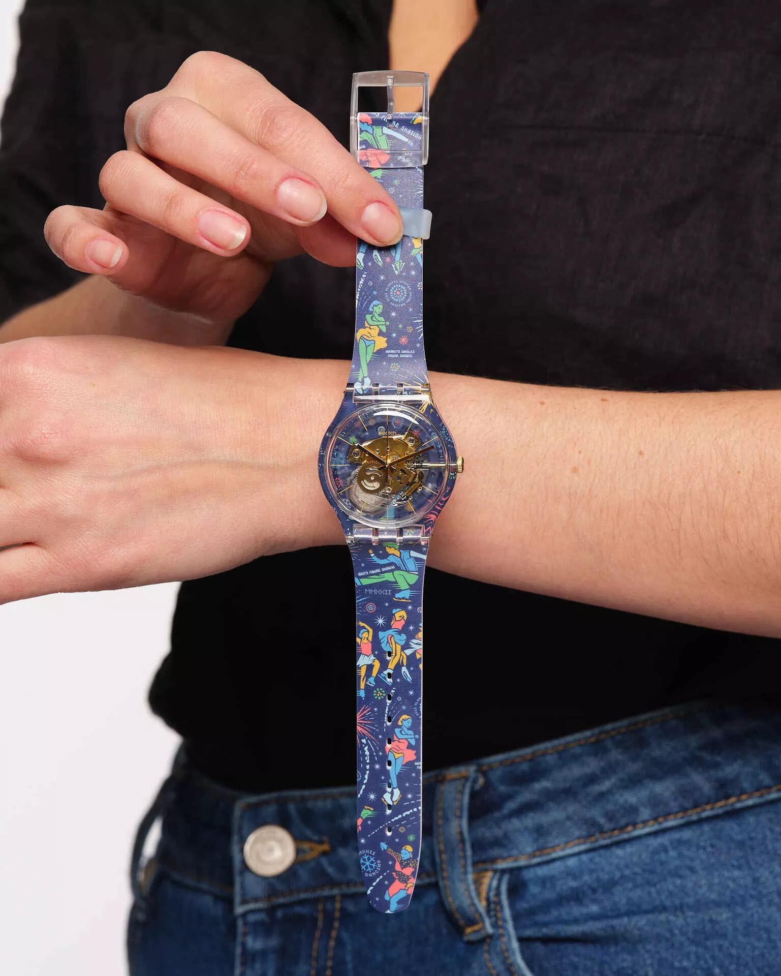 Swatch Ice Skating Watch 41MM