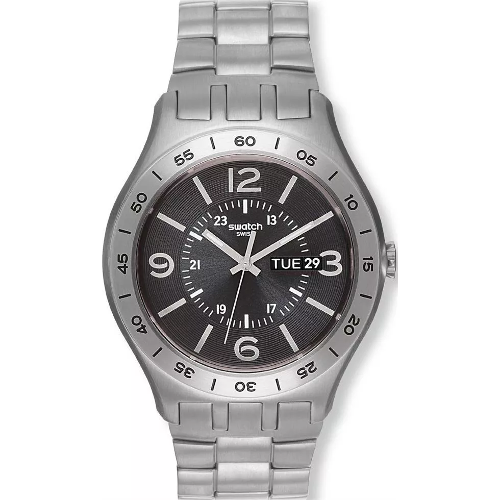 Swatch In A Dark Grey Mode Men's watch, 43mm