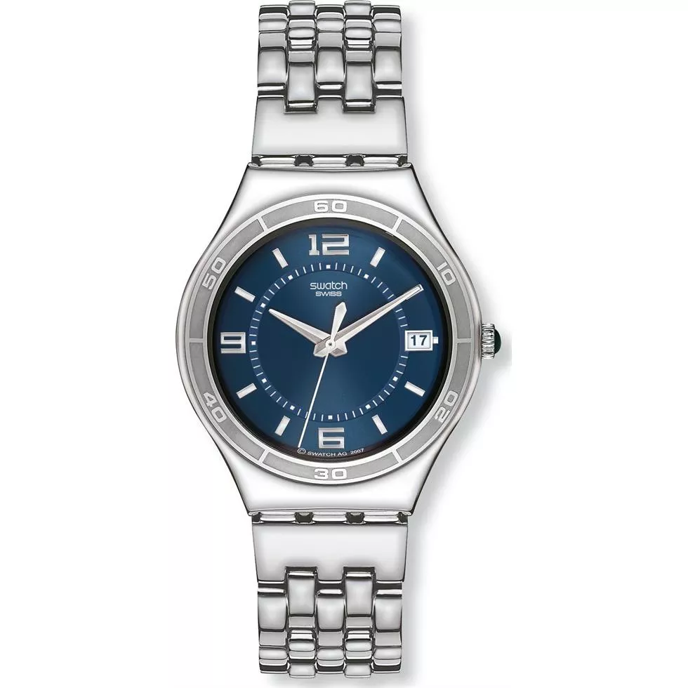 Swatch Irony Trustfully Yours Blue Dial Mens Watch 43mm