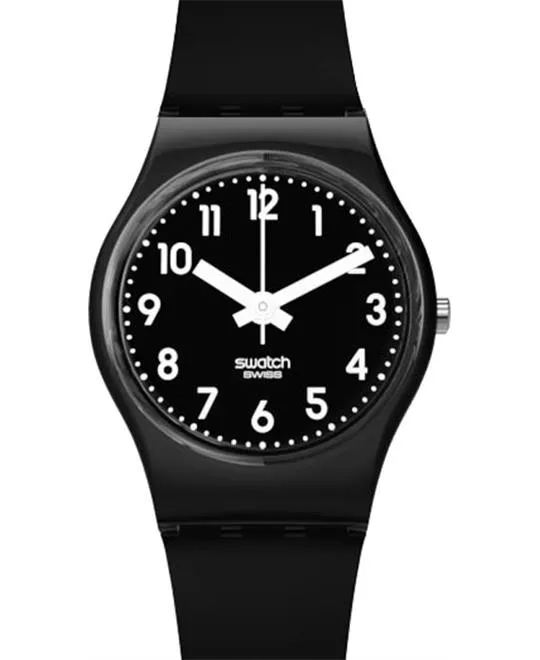 Swatch Lady Black Single Watch 25MM