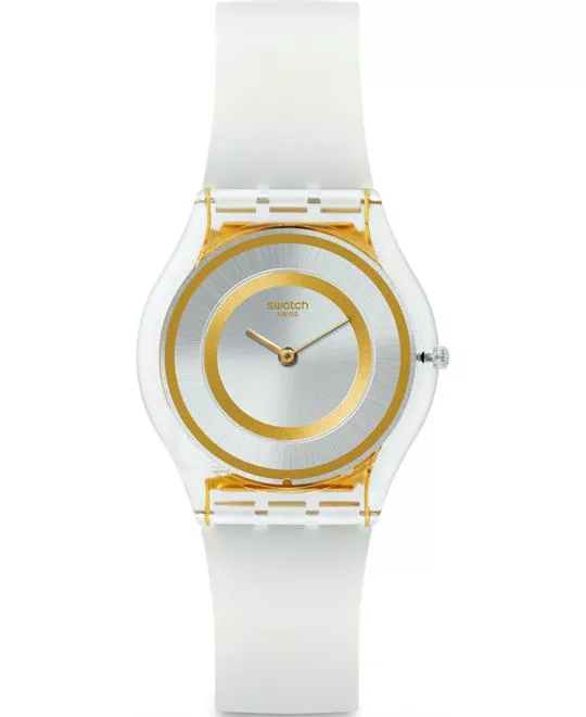 SWATCH Lattea Silver Dial Lades Watch 34mm