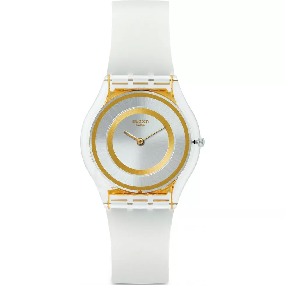 SWATCH Lattea Silver Dial Lades Watch 34mm