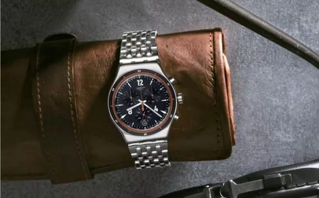 Swatch Men's  Irony Swiss Quartz Silver Watch 43mm