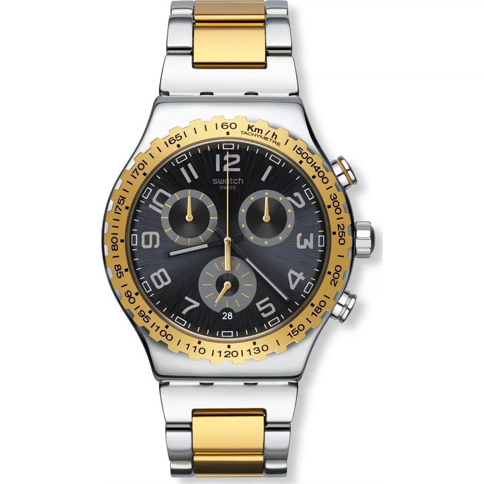 Swatch Men's Quartz Stainless Steel Casual Watch 43mm