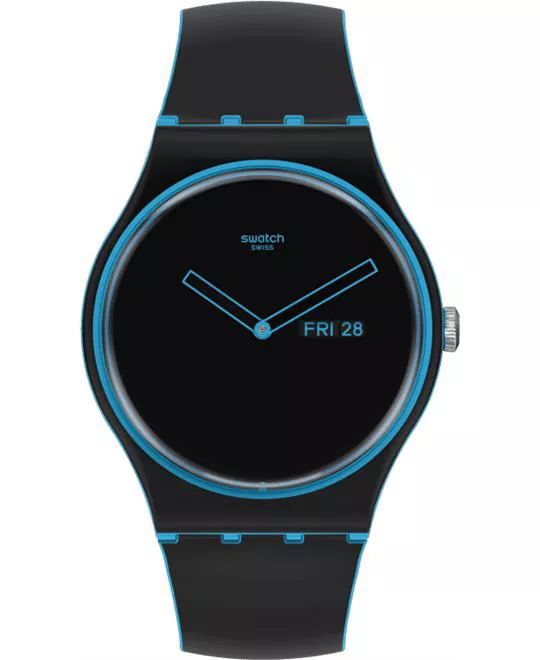 Swatch Minimal Line Blue Watch 41MM