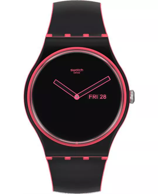 Swatch Minimal Line Pink Watch 41MM