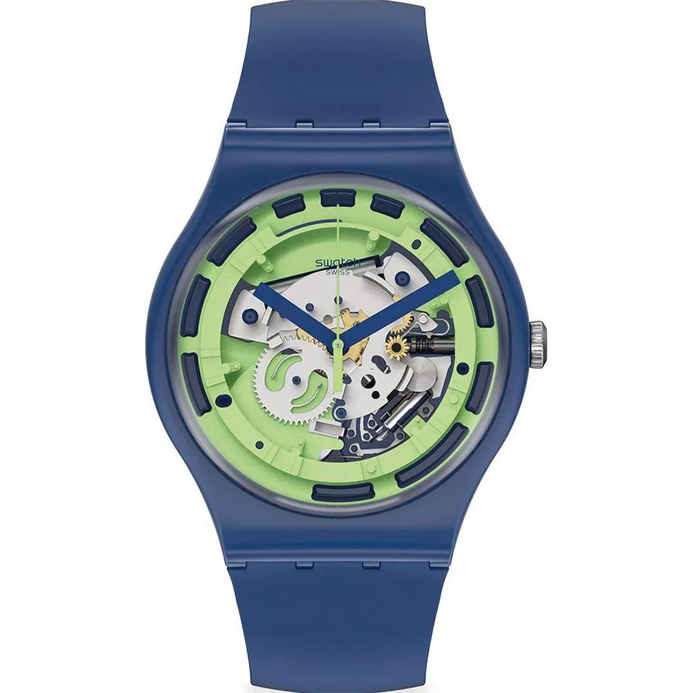 Swatch Monthly Drops Green Anatomy Watch 41MM