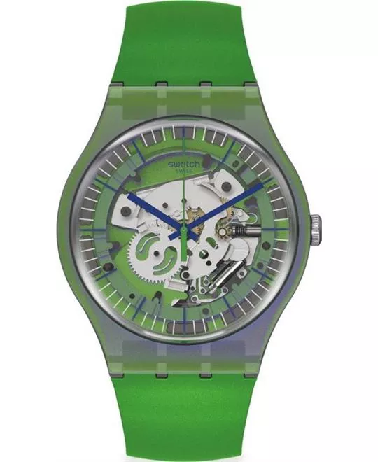 Swatch Monthly Drops Shimmer Green 41MM