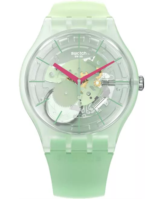 Swatch Muted Green Watch 41MM