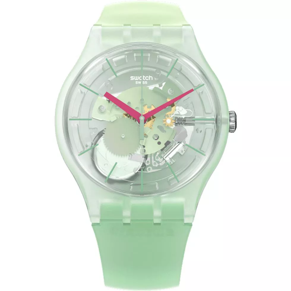Swatch Muted Green Watch 41MM