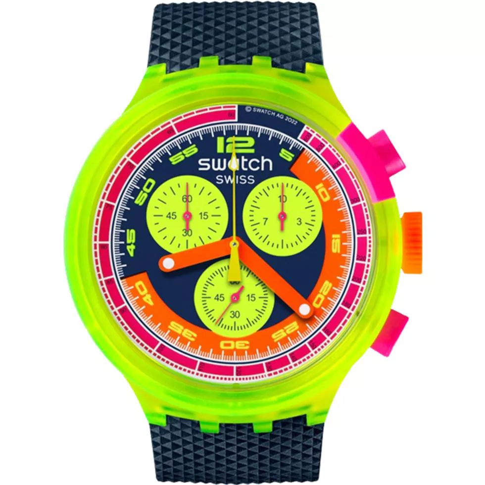 Swatch Neon To The Max Watch 47mm