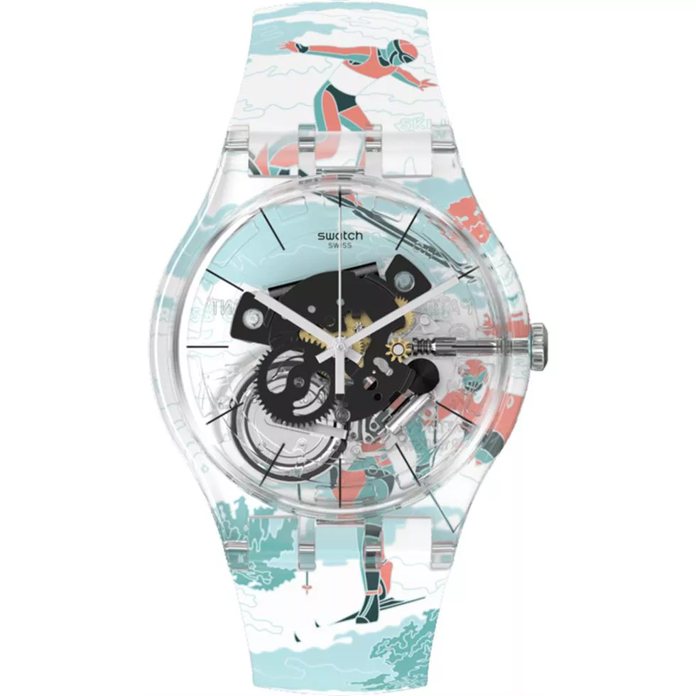 Swatch Nordic Skiing Watch 41MM