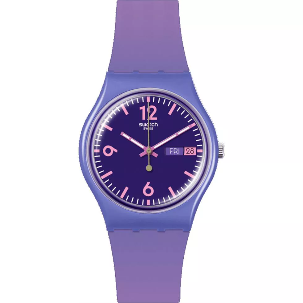 Swatch Olympic Purple Tone Watch 34mm 