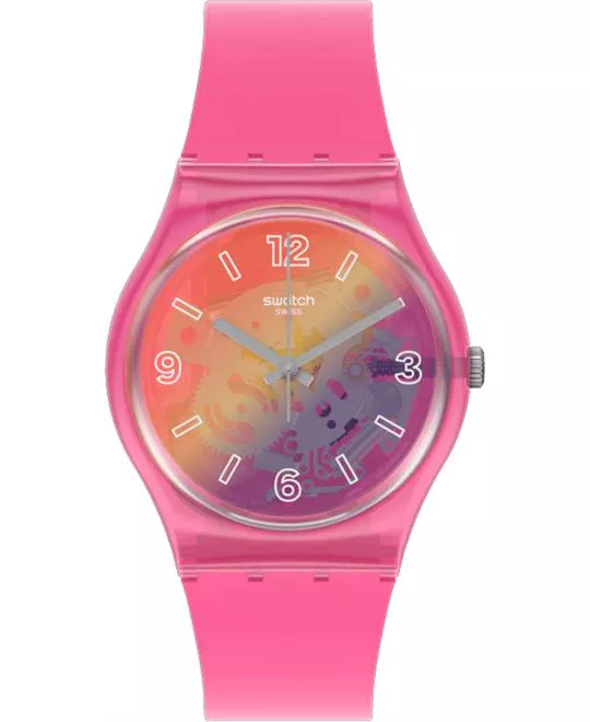 Swatch Orange Disco Fever Watch 34MM