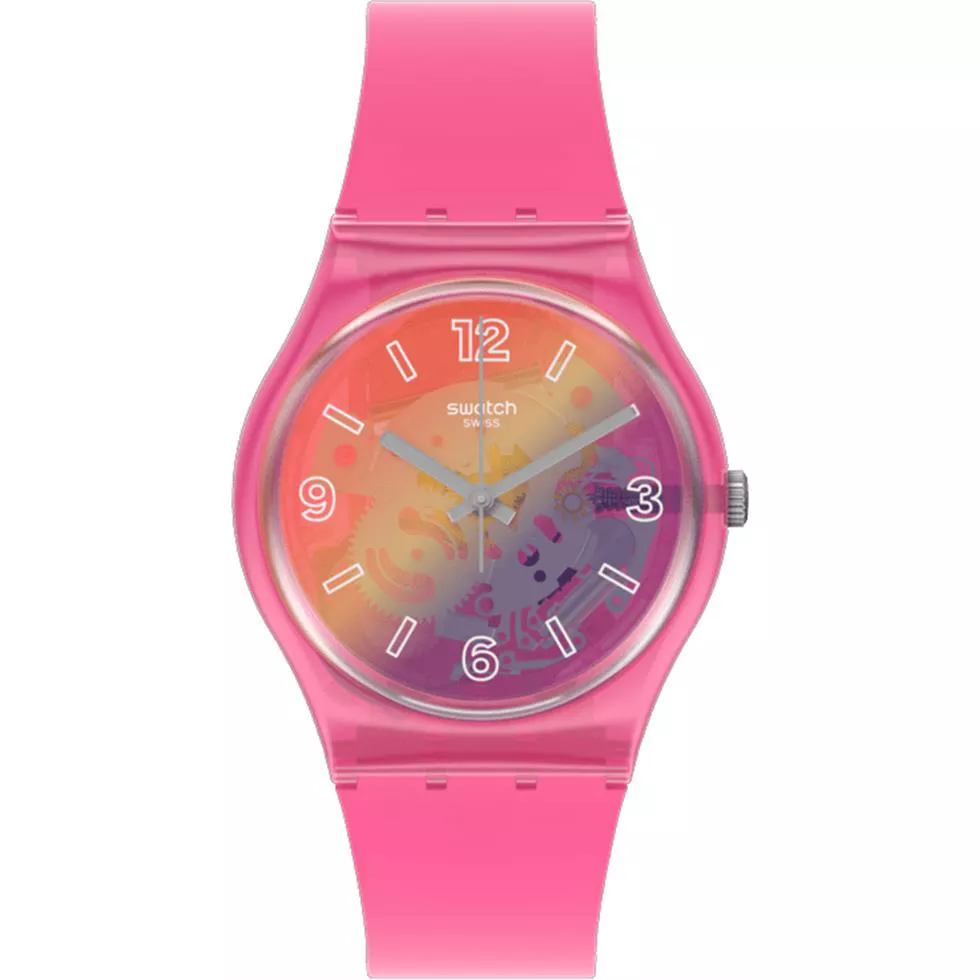 Swatch Orange Disco Fever Watch 34MM