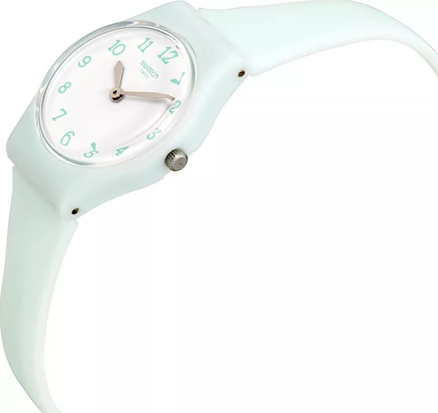 Swatch Originals Greenbelle White Dial Watch 25mm