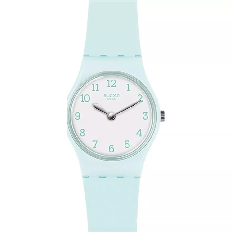 Swatch Originals Greenbelle White Dial Watch 25mm