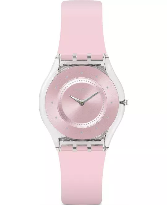 Swatch Pink Pastel Pink Dial Ladies Watch 34mm