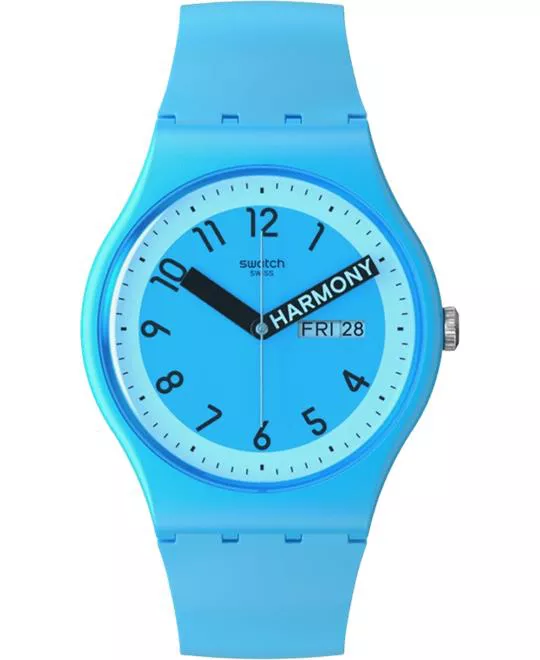 Swatch Proudly Blue Watch 41mm