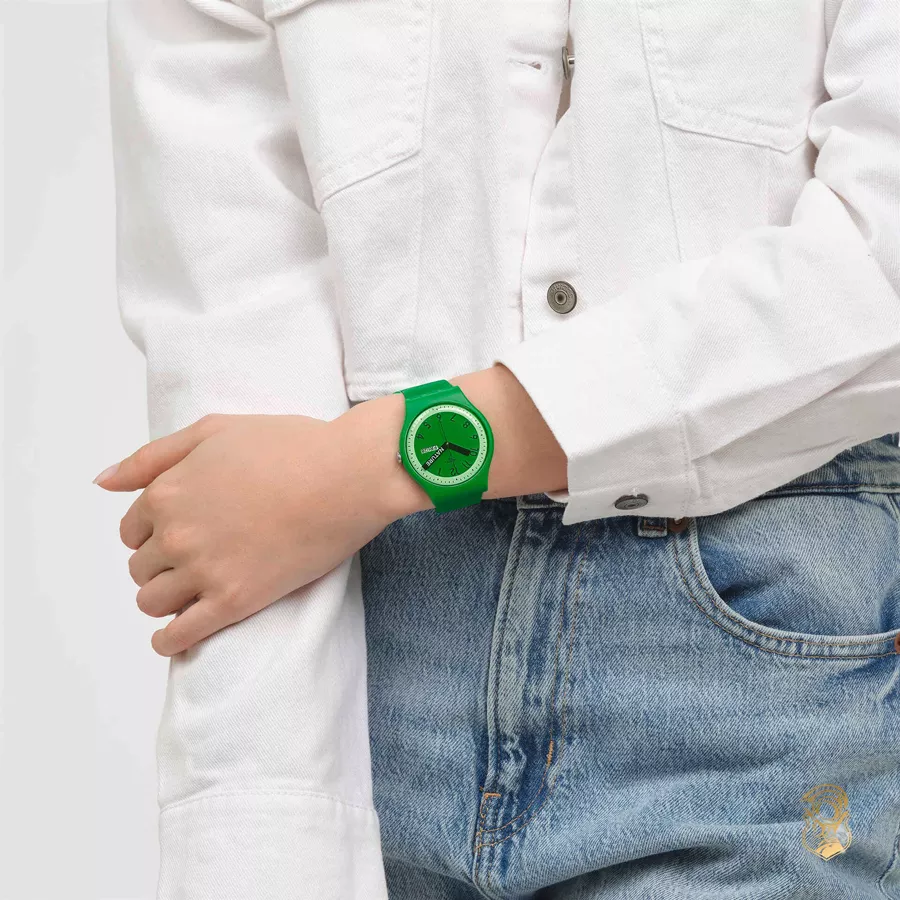 Swatch Proudly Green Watch 41mm